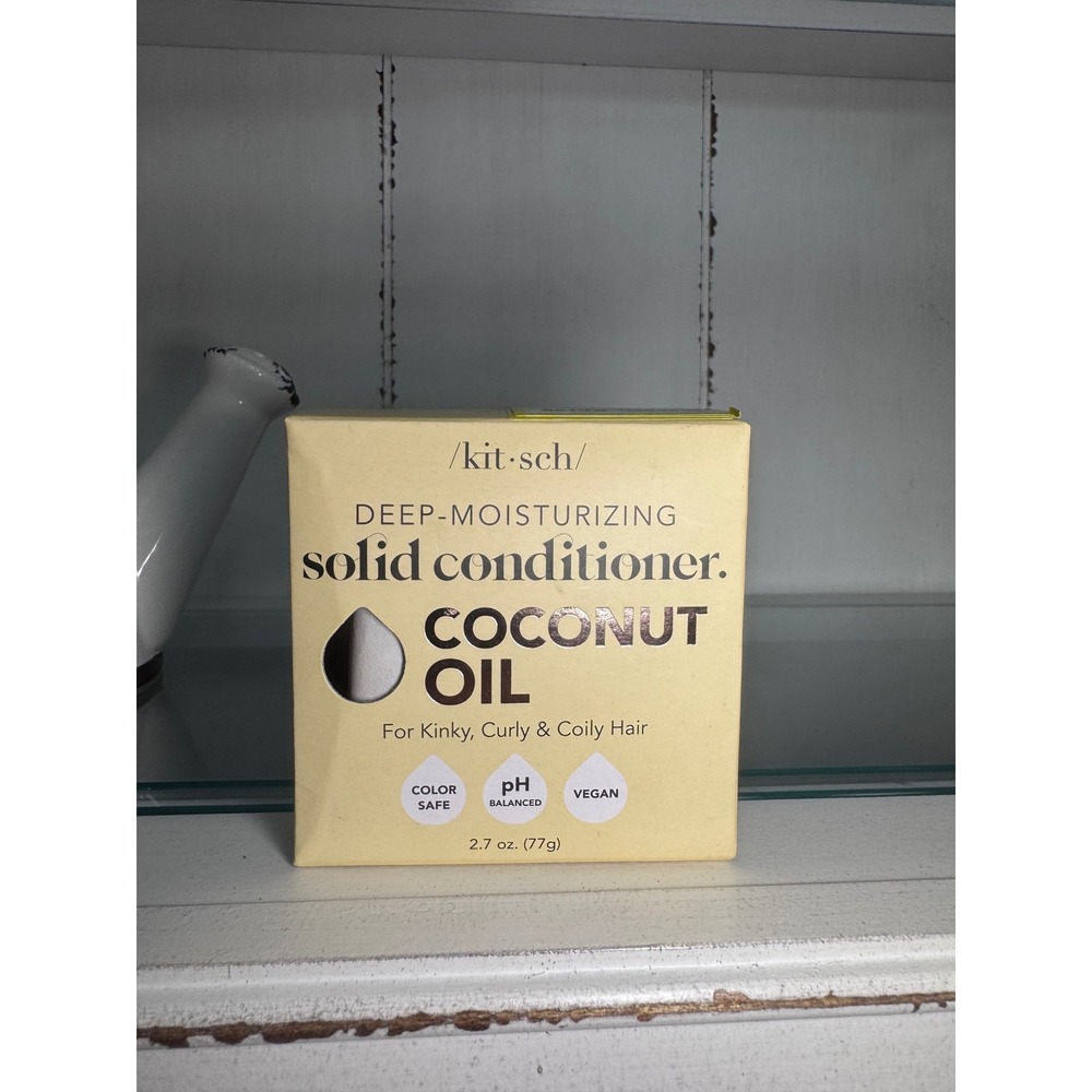 Kitsch Coconut Oil Deep Moisturizing Solid Conditioner Bar Amber Shores 2.7oz